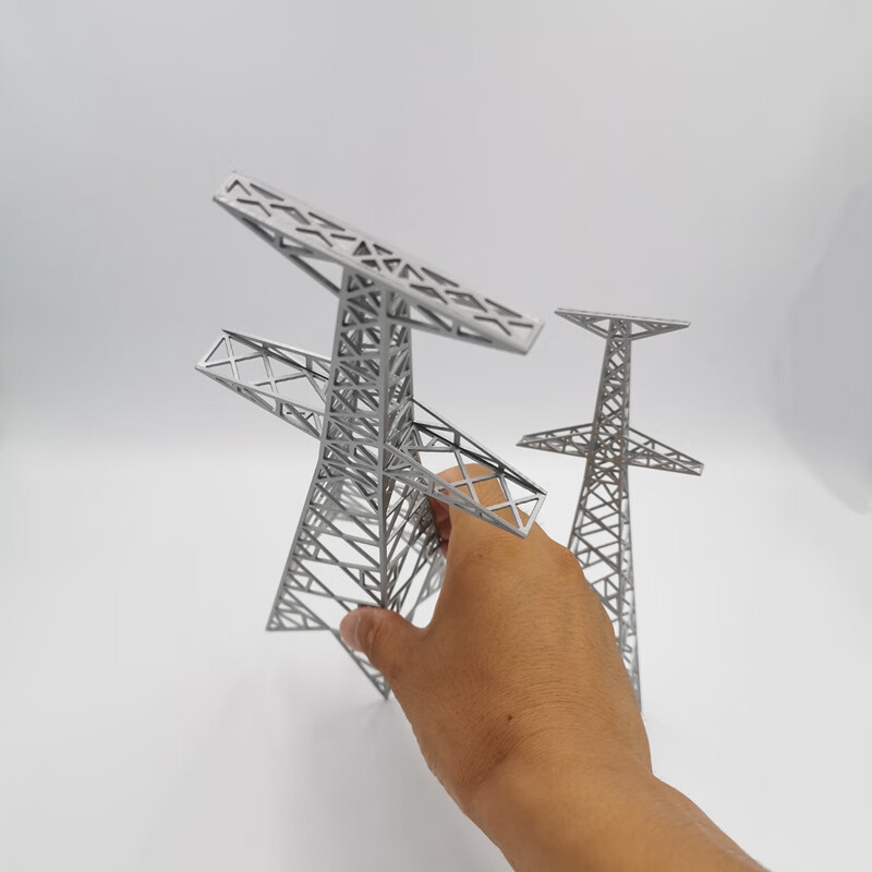 妙普乐铁塔沙盘模型华庭模型沙盘电力模型高压输电铁塔模型干字塔 干