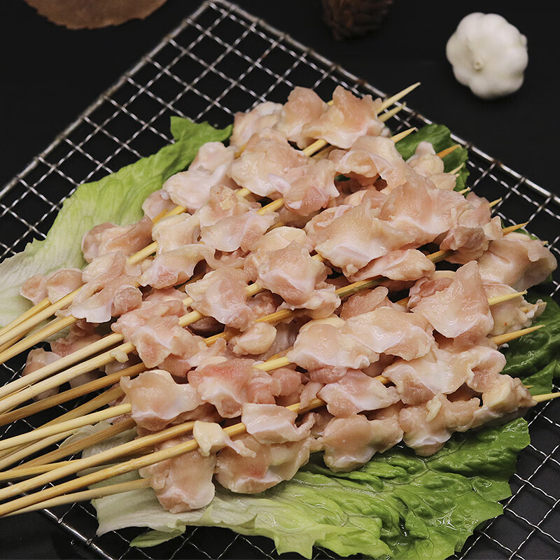 掌中宝鸡软骨串20串腌制调味半成品鸡脆骨串鸡软骨户外烧烤油