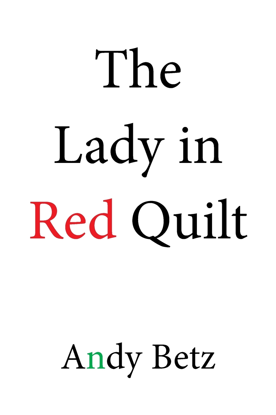 预售 按需印刷the lady in red quilt