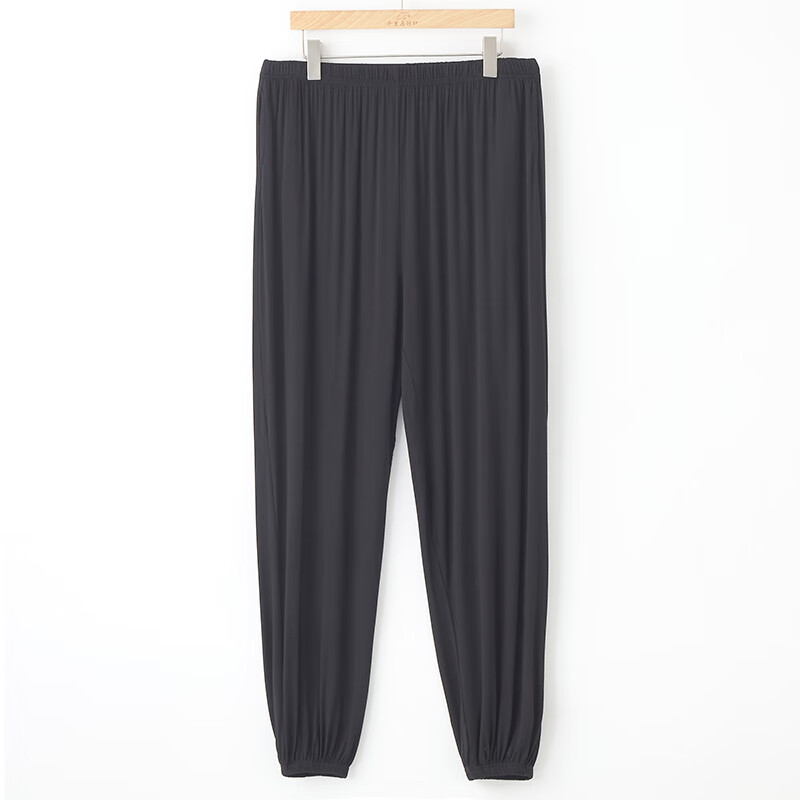 乐漫咪夏天穿的防蚊裤夏季薄款成人男大码200斤中老年莫代尔睡裤宽松