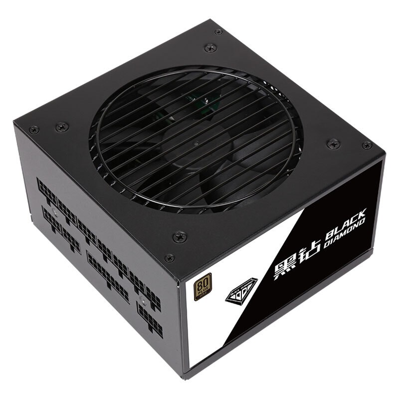 先马（SAMA） 黑钻 750W/850W/1000W 80PLUS 金牌全模组电脑游戏主机电源 额定1000W 金牌全模组电源 黑钻1000W