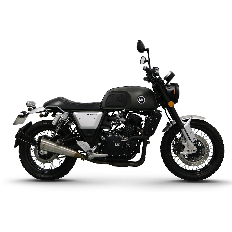 (全款) 英伦复古哈特佛UK400 (建设珮格JS400) 双缸水冷(接受真空辐条轮定制)摩托车 标准版