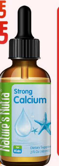 美国莱思纽卡钙婴儿滴剂钙铁锌莱斯液体钙 60ml