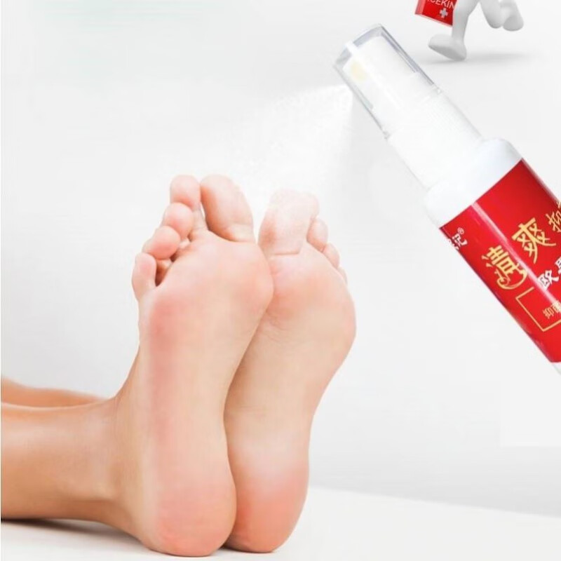 鹿角卉(lujaha)欧果足记清爽液足迹喷雾剂脚杀气菌欧果记 一瓶
