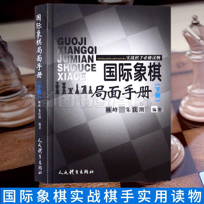国际象棋局面手册 实战棋手读物下册 棋力进阶 林峰 朱良潮 国际象棋书教材入门教程 象棋战术 象棋书籍
