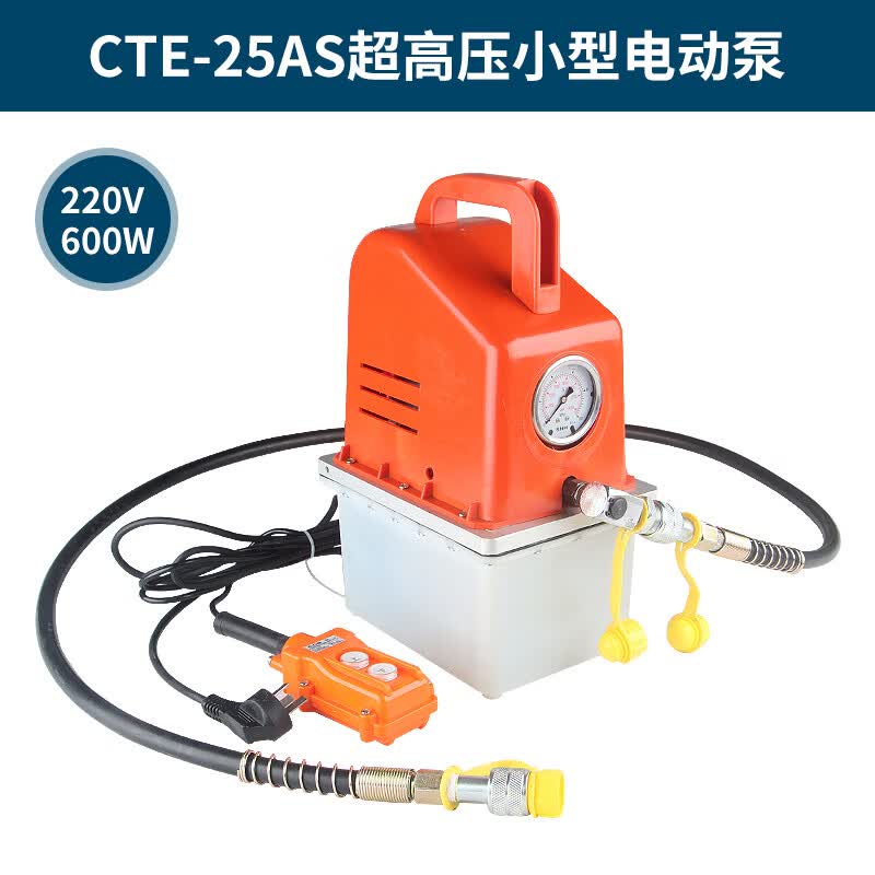 小油泵 小型油泵电动压力机_电动泵液压便携式高压油泵 cte25as超高压