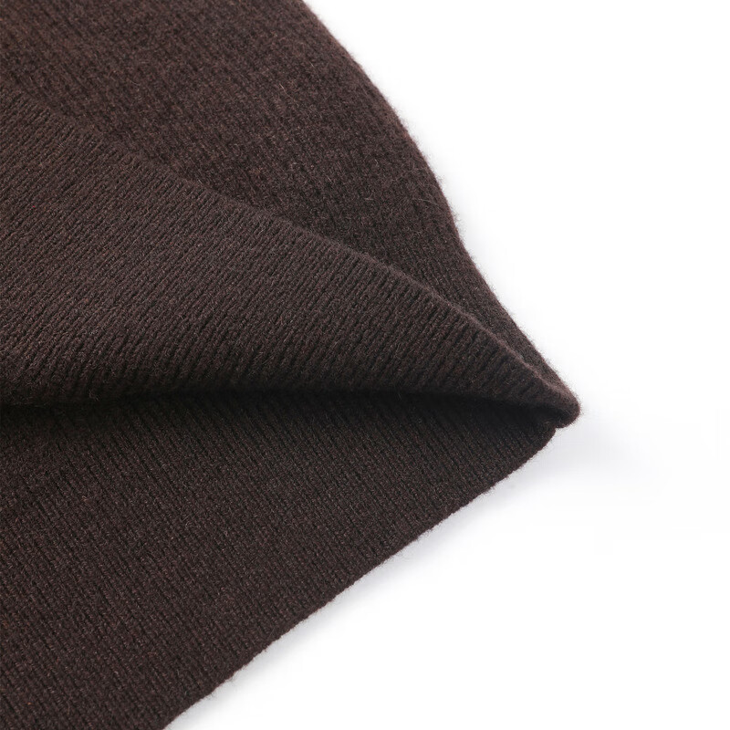 MAYOR男装 全羊绒保暖咖啡色圆领羊绒衫 咖啡 L （105）