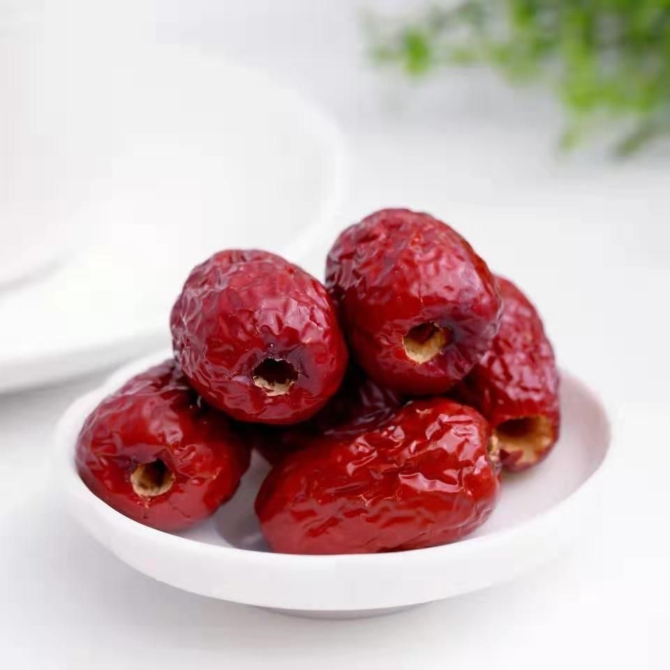 【京喜推荐】新疆无核灰枣无核红枣空心去核红枣批发零食特产泡茶煲汤