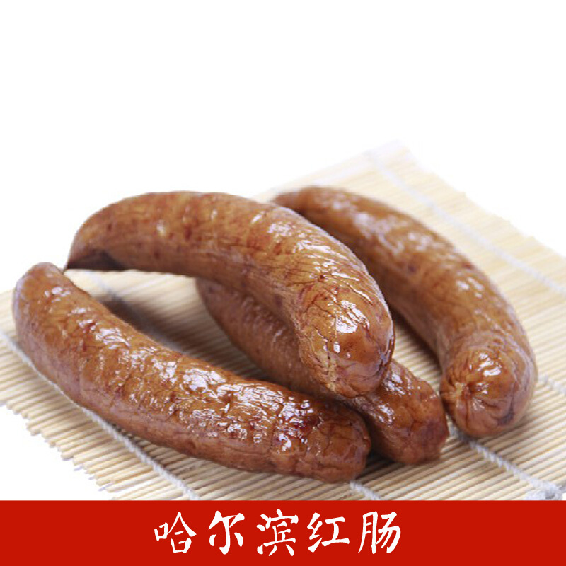虎钢馋红肠哈尔滨红肠东北传统自制蒜香风味肠烟熏香肠肉肠400g 其它