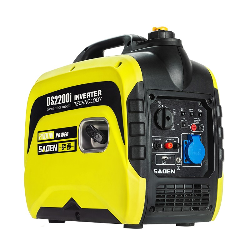 露营2kw汽油发电机萨登数码变频220v电源2000瓦12v8a ds2200i发电机