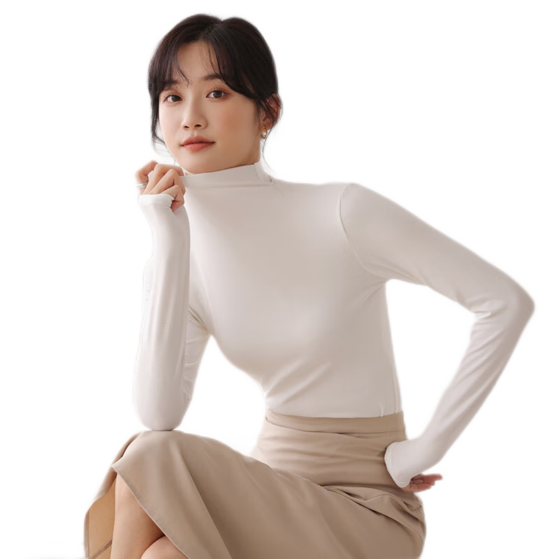 翊尚美半高领打底衫女秋冬款内搭纯色女士打底衣历史价格,销量分析和评测