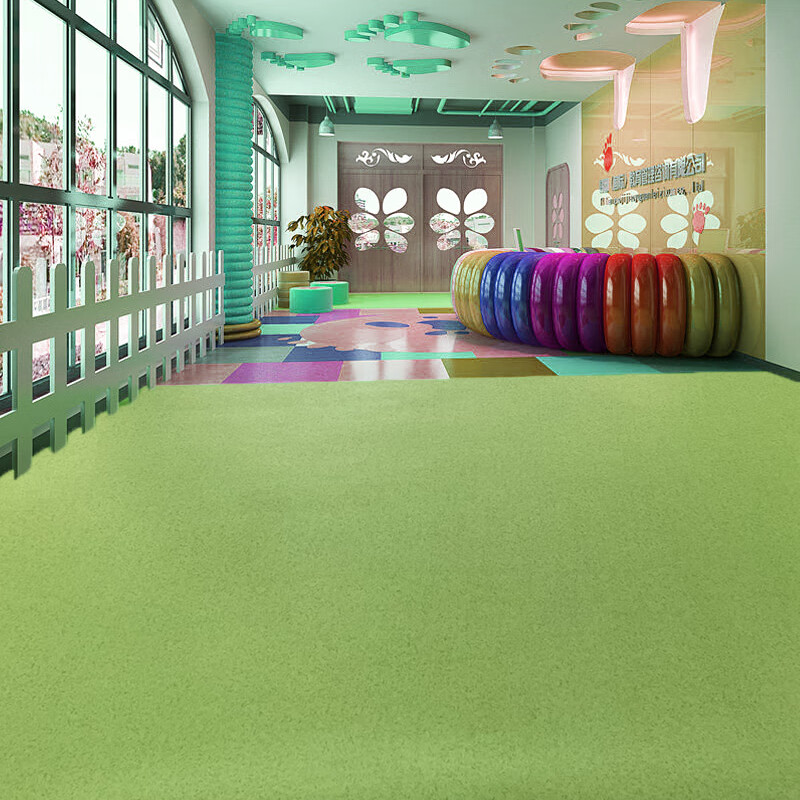 诚不二PVC地板革舞蹈房商用幼儿园地胶地板贴 实密2.0mmHY-004云纹1平米