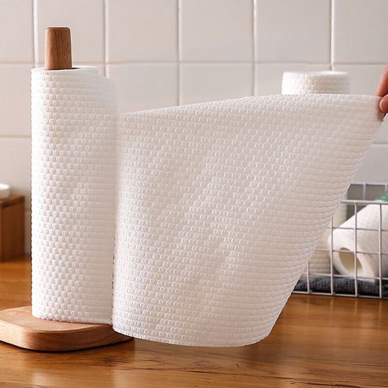 鲸意(ginix)干湿两用懒人抹布可水洗百洁布去油去污一次性无纺布断点