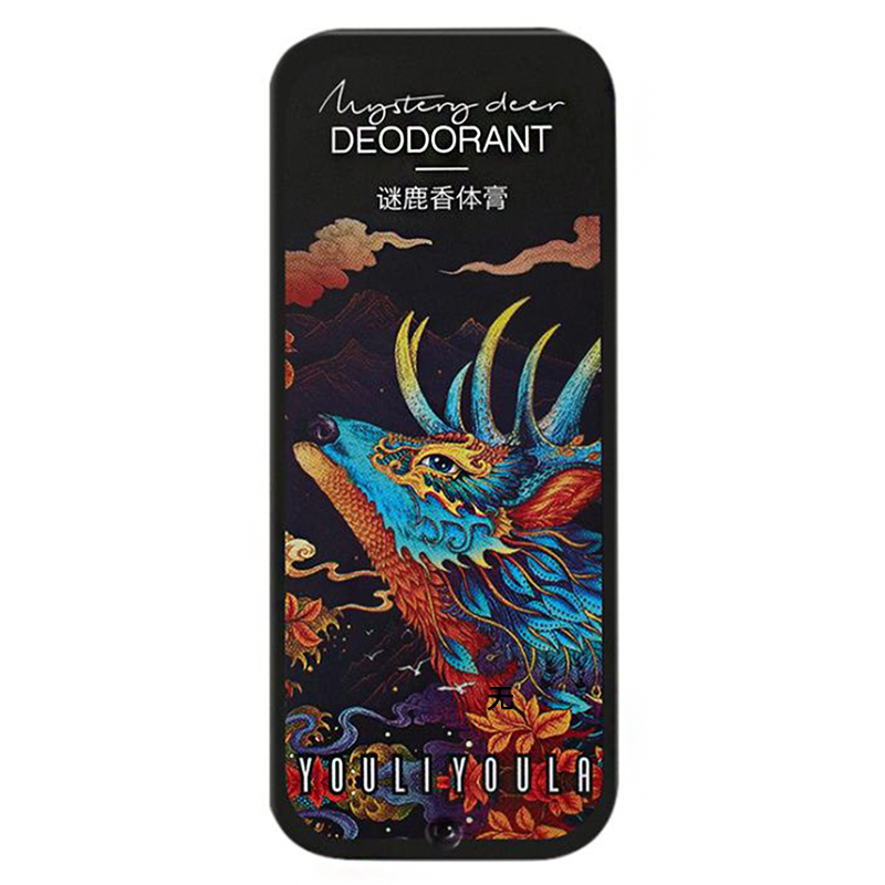 尤莉尤拉固体香膏淡香清新留香男女学生款口袋便携香体膏 银色山泉