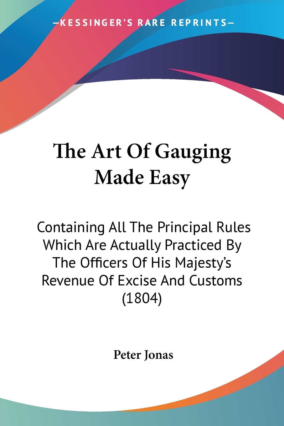预售 按需印刷the art of gauging made easy