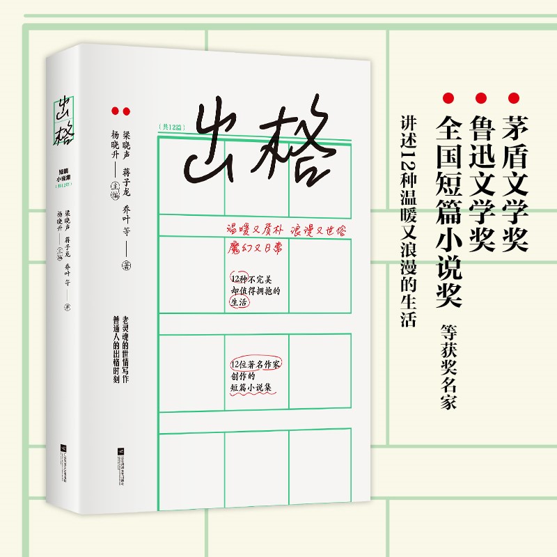 出格：茅盾文学奖、鲁迅文学奖、全国短篇小说奖等获奖名家，讲述12种温暖又浪漫的生活