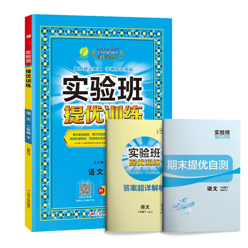 实验班提优训练 小学语文二年级下册 人教版RMJY 课时同步强化练习 2023年春