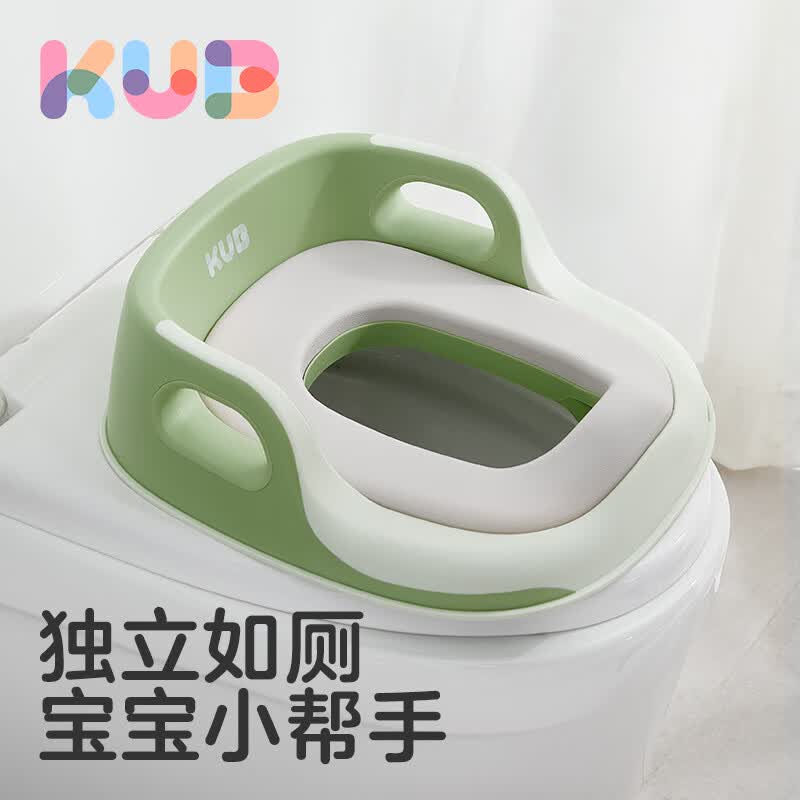 可优比（KUB）儿童马桶坐便器宝宝坐便圈男女孩马桶圈婴儿厕所辅助 pu软垫怎么看?