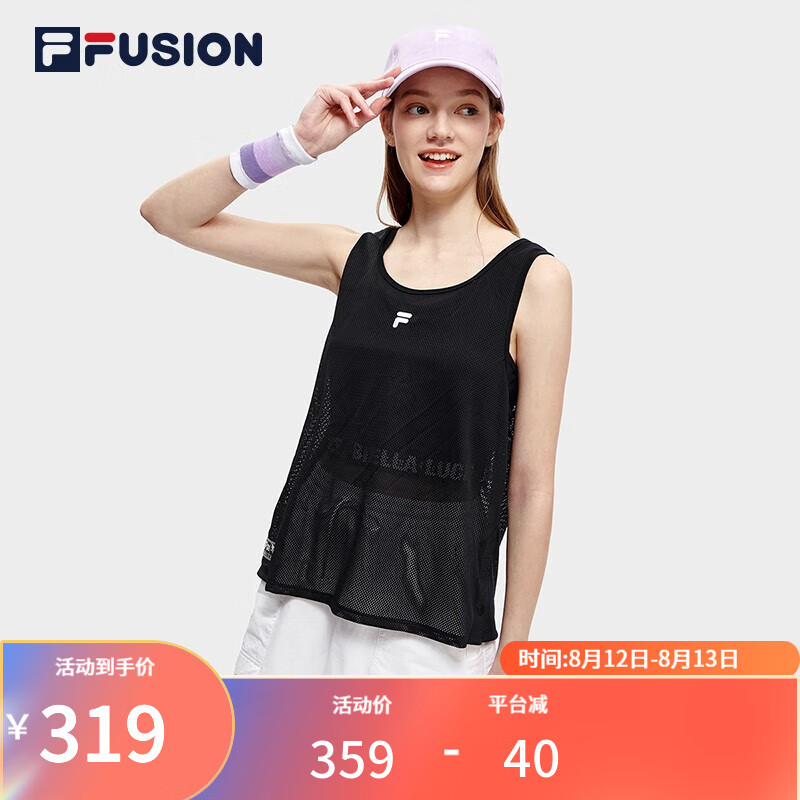 FILAFILA FUSION斐乐潮牌女子背心2023夏新款宽松篮球运动上衣 深黑-BK 170/88A/L使用感如何?