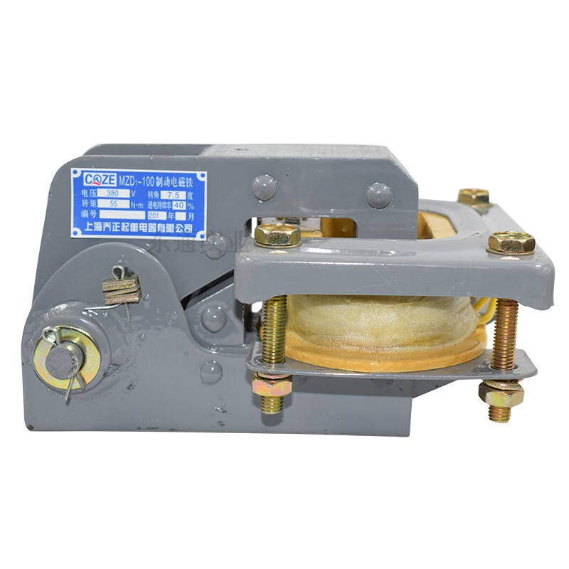 上海乔正单相交流制动电磁铁mzd1-100a/卷扬机制动器全铜线圈380v