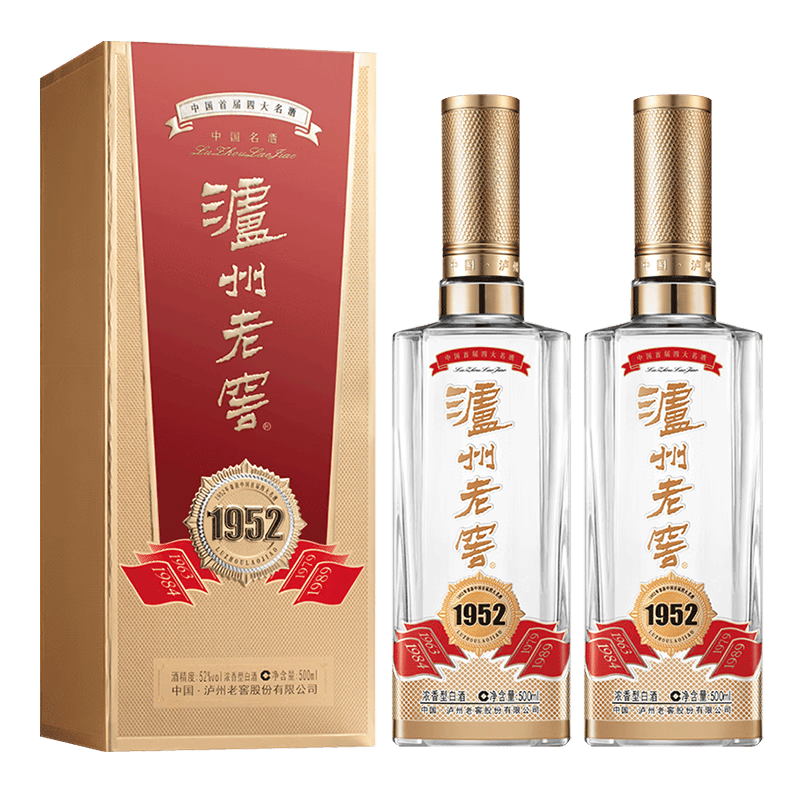 LUZHOULAOJIAO/�����Ͻ� 1952 52�� Ũ���� 500ml 2ƿ 1798Ԫ