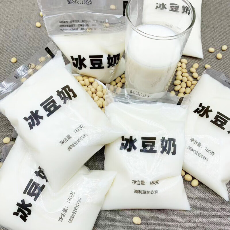 姑香嘉兴营养豆奶乳冰豆奶乳豆浆夏日饮品饮料早餐豆奶 冰豆奶180g*