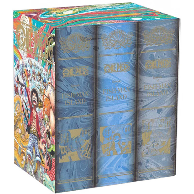 预售 海贼王 第三部漫画盒装 7 人鱼岛 日版 one piece 第三部ep7 box