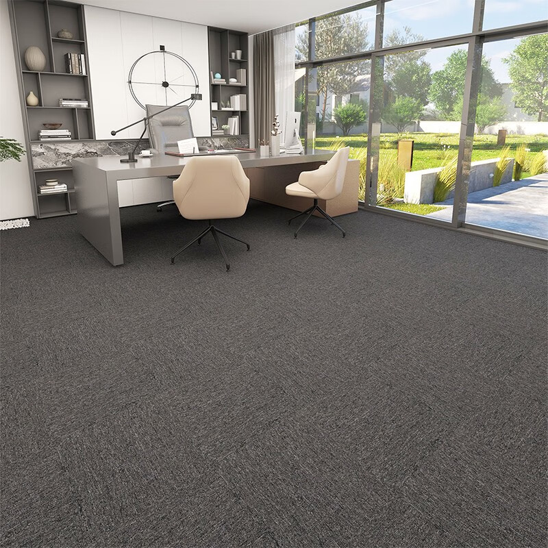 办公室地毯拼接方块满铺商用酒店写字楼大面积台球厅防火阻燃地毯 zm