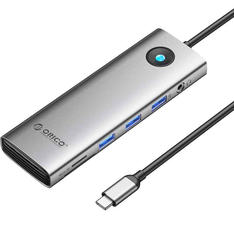 ��ƣ�ORICO��Type-C��չ��HDMIת����2.5G����ת��ͷ���û�Ϊƻ��macbook�ʼǱ�����ipad��չ�� 9P25R��