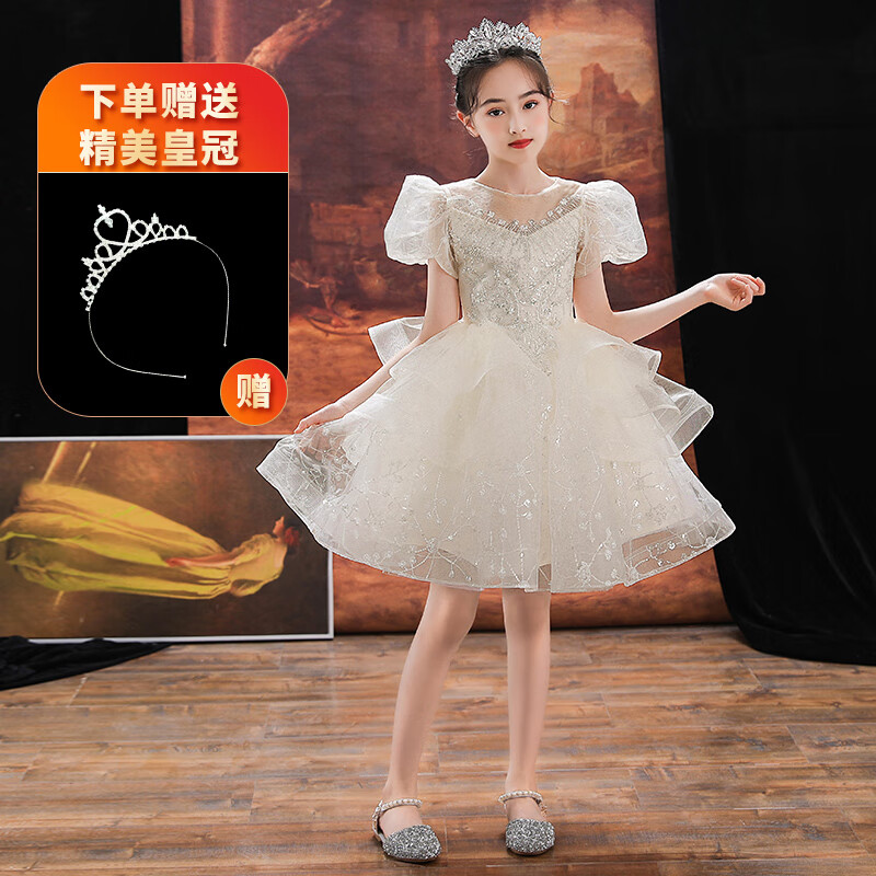 house)钢琴演出服女大童170儿童演出服女童12岁15岁10生日公主裙钢琴