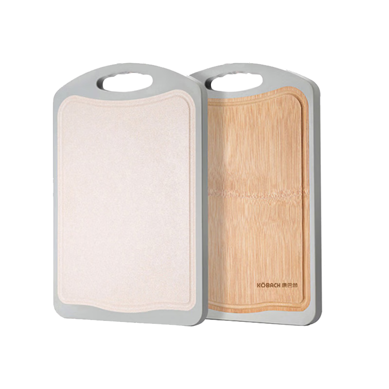 康巴赫菜板加厚整竹谷物纤维双面砧板切菜板易清洗擀面板水果板 谷物