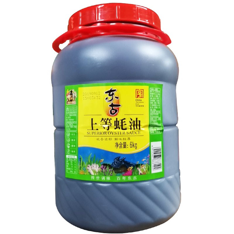 东古上等蚝油6kg大桶装调味料调味汁厨师饭店餐饮商用