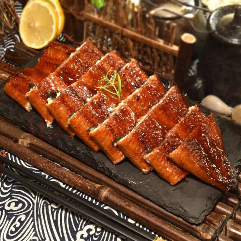 蒲烧鳗鱼风味 日式炭烤鲲鳗 寿司日料鳗鱼饭寿司半成品食材烤河鳗 五条装 250g整条(独立包装)