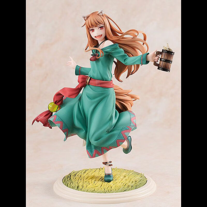 妙普乐日漫狼与香辛料贤狼赫萝摆件动漫周年纪念二次元美女萌狼模型 .