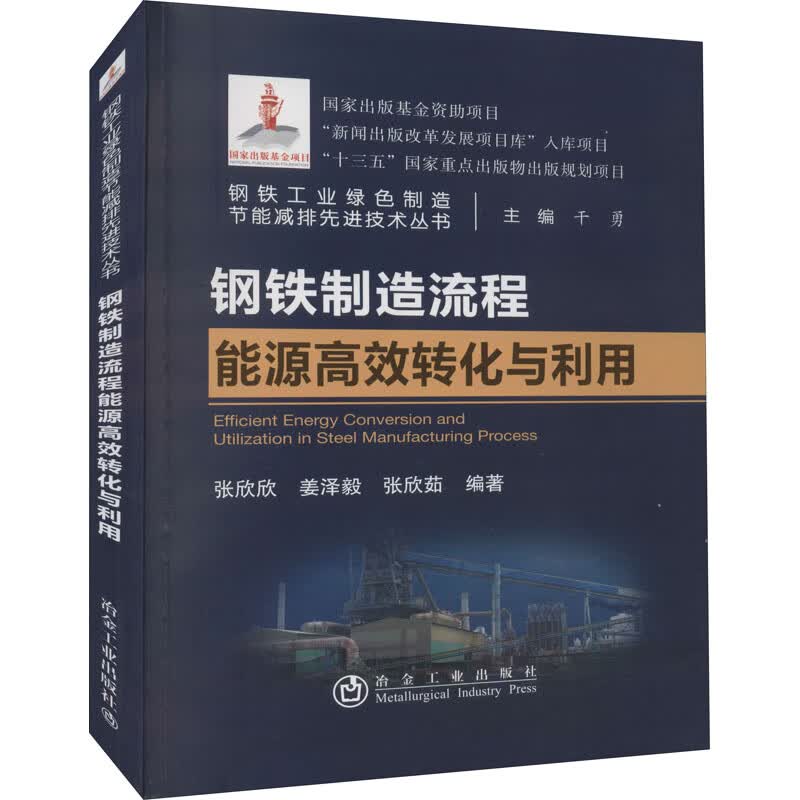 钢铁制造流程能源高效转化与利用 图书