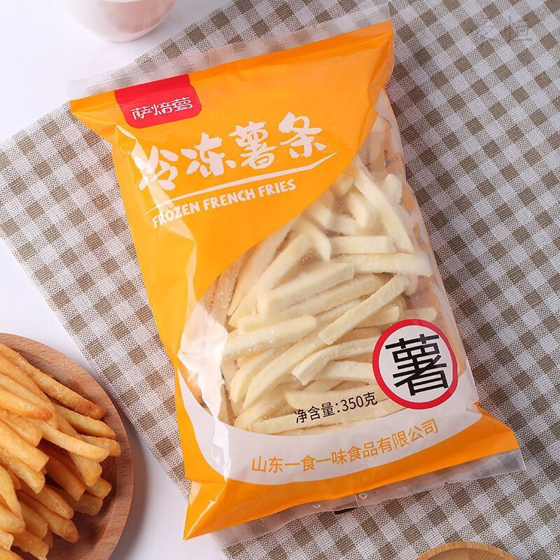 炸薯?xiàng)l冷凍半成品美式裹粉粗細(xì)薯?xiàng)l空氣炸鍋獨(dú)立小包裝麥當(dāng)勞家用 肯德基風(fēng)味/350克薯?xiàng)l