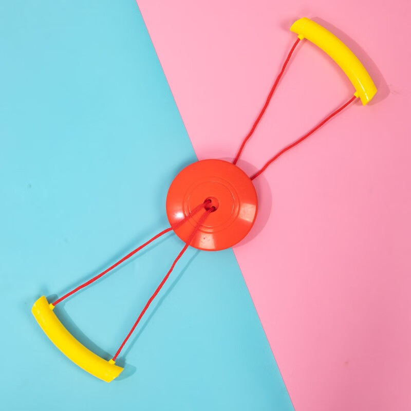 乐林源 幼儿园拉力球玩具手拉器 健身锻炼手臂儿童拉力器 运动拉力盘