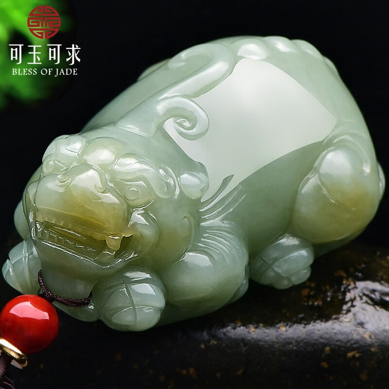 可玉可求直播选货 孤品和田玉貔貅手把件 带糖色玉石把玩件 男士玉把件 品牌珠宝使用感如何?