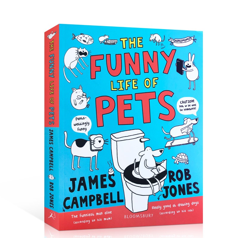 英文原版绘本 the funny life of pets 宠物的有趣生活 儿童英语趣味
