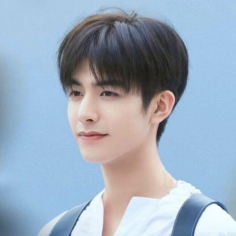 捷迈男生短发锅盖头假毛男中分刘海全头套式微分碎盖短发自然看不出1