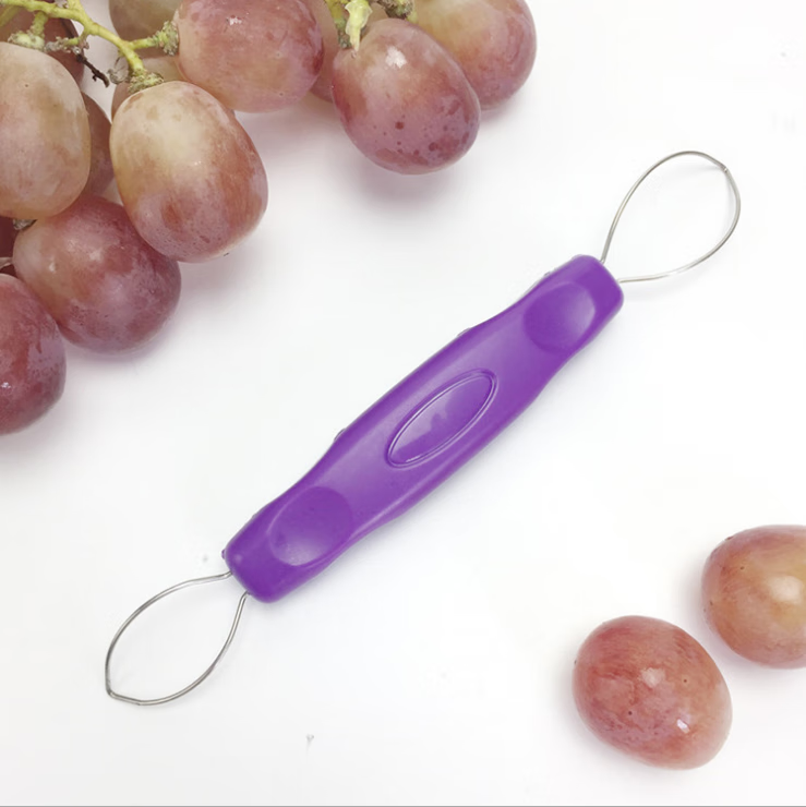 去皮提子器剥皮器去籽器取肉器挖肉器剥葡萄皮提子去皮刀 葡萄去皮器
