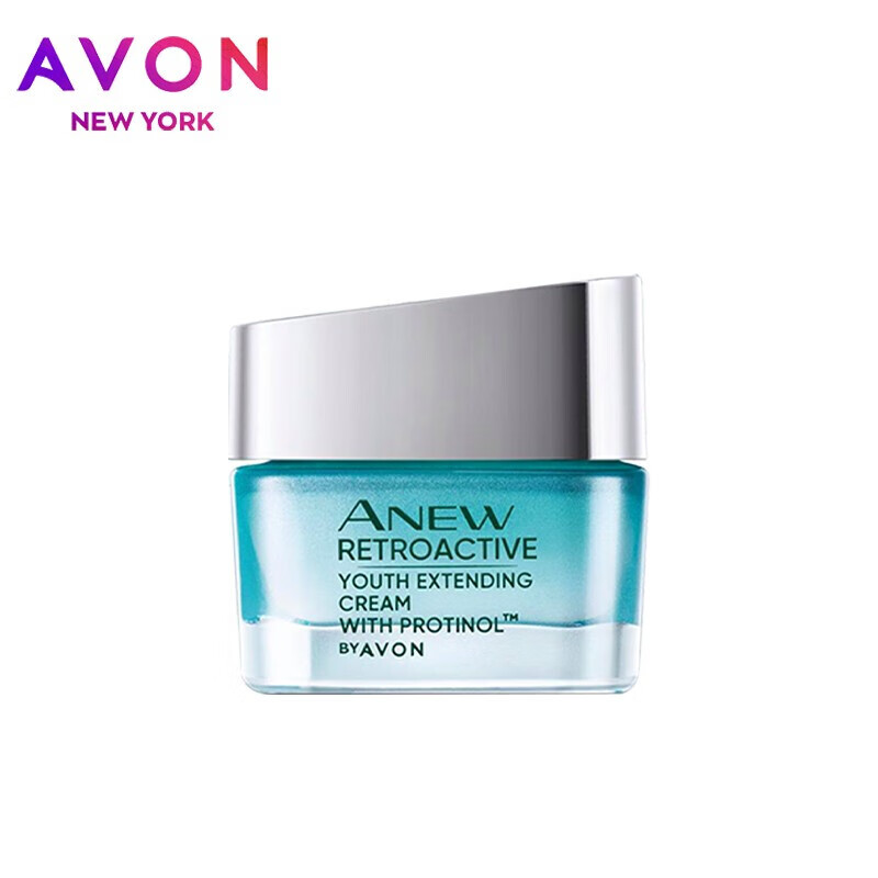 雅芳(avon) 雅芳新活深海面霜50g 再生霜升级玻提诺补水面霜保湿滋润