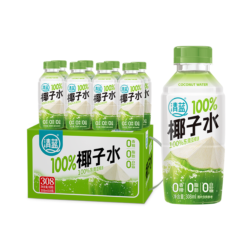 ���ڲ��������� 100%Ҭ��ˮ308ml*8ƿ ��Ȼ�����Ҭ��ˮNFC��֭�����˶���ˮ���� 29.9Ԫ