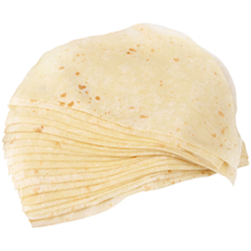 新食道山东农家手工单饼卤肉卷饼皮卷饼鸡肉卷面饼早餐面食10寸烙饼