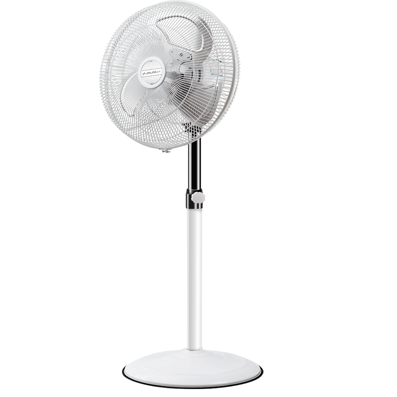 金羚（JINLING）落地扇20吋商務(wù)鐵葉大風(fēng)力風(fēng)扇18吋工業(yè)風(fēng)扇家用16吋金屬辦公室強力搖頭大功率風(fēng)扇 FS8-40白色16寸