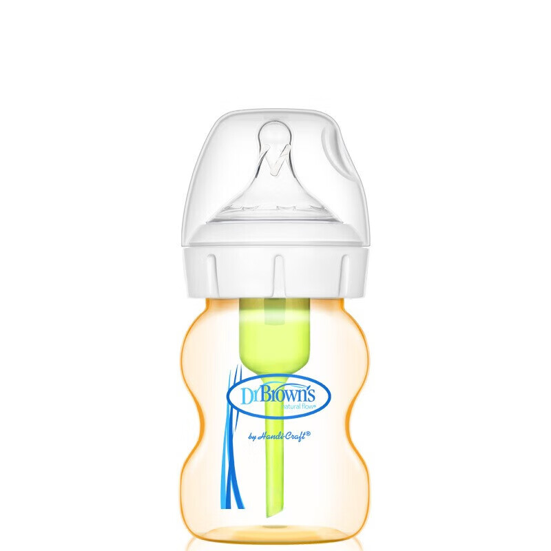 布朗博士奶瓶 宽口径奶瓶 新生儿初生奶瓶 防胀气耐摔PPSU婴儿奶瓶150ml 