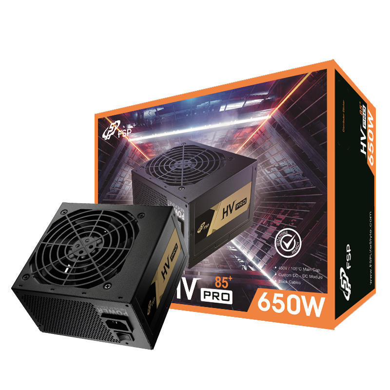 ȫ�� �650W HV Pro 650W ��Դ (֧��ATX3.0/ͭ����֤/12cm�����¿ط���/DC-DC��