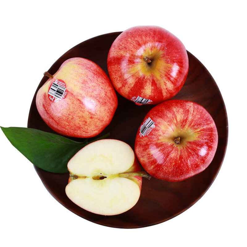 进口加力果嘎啦果苹果水果新鲜水果苹果新鲜生鲜大果 6个(170-200g)