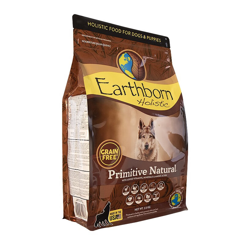 爱邦狗粮美国原装进口无谷全犬期犬粮 本源鸡肉白鱼全期犬粮2.5kg