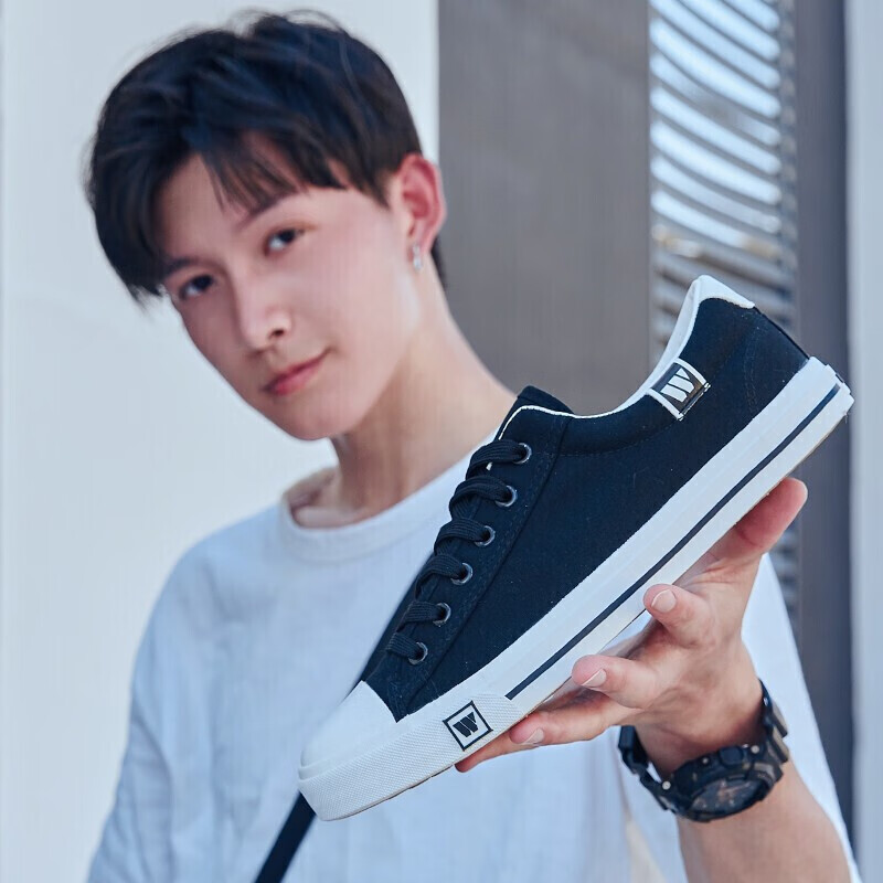 情侣室外耐磨低帮板鞋学生跑步运动鞋  wxy709t 黑色 34